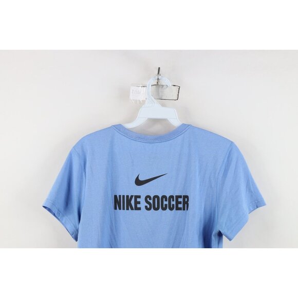Nike Soccer Womens Medium Spell Out Michigan Jaguars FC Short Sleeve T-Shirt - Picture 12 of 13